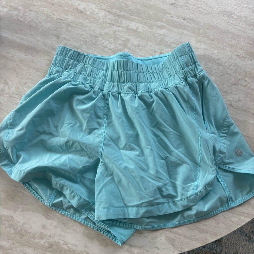 Lululemon Athletica Blue Athletic Shorts Quick-Dry